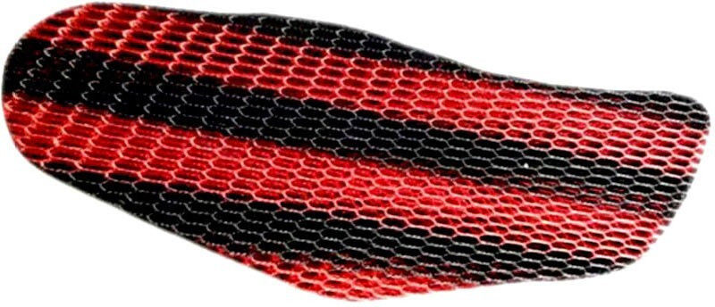 Lakshmina Enterprises Free Size Single Bike Net Seat Cover Breathable Mesh Cushion Black & Red Single Bike Seat Cover For Universal For Bike CD, CD deluxe, CT 100, Passion, Platina 100 DTS-i, Splendor, Splendor Plus, Splendor Pro