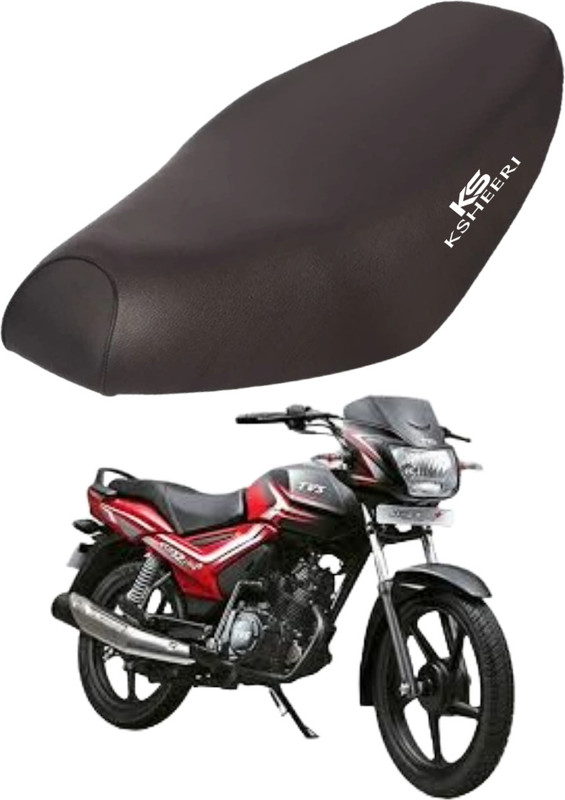 KSHEERI StarCity Seat Cover Protect from Scooter seat, PU Leather Waterproof Cover Single Bike Seat Cover For TVS Star City