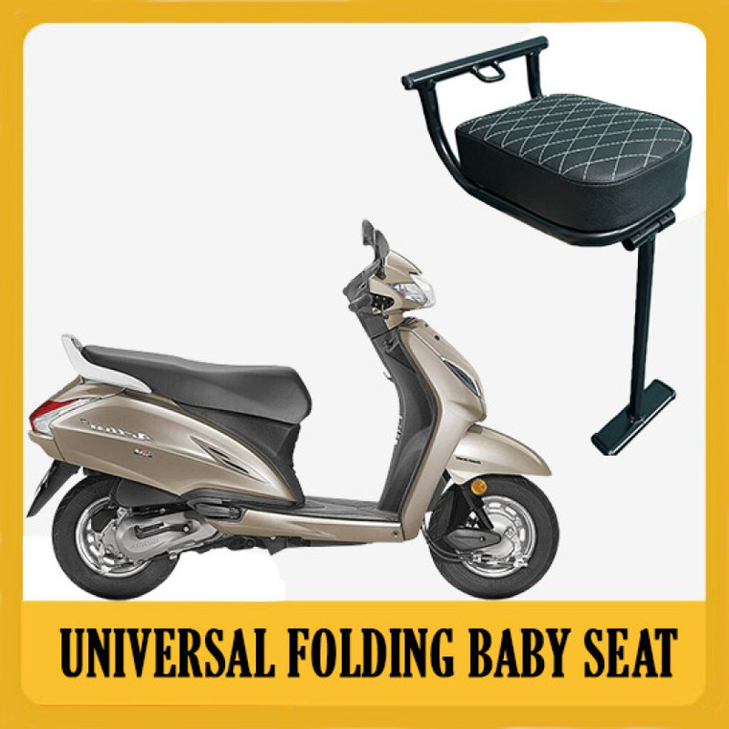 ZYO Universal Folding Baby Seat Compatible for Activa 5G Single Bike Seat Cover For Hero, Honda, TVS, Suzuki, Yamaha Access, Access 125, Activa 3G, Activa 4G, Activa 5G, Activa 6G, Activa i, Jupiter, Burgman