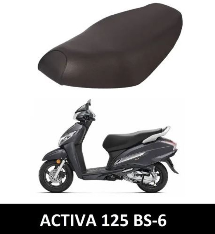 RONISH Activa 125 Scooty Removable & Washable PU Leather Waterproof Seat Cover1 Single Bike Seat Cover For Honda Activa 125