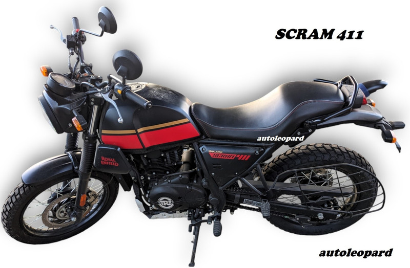 AUTOLEOPARD HIMALAYAN SCRAM 411 SEAT COVER Single Bike Seat Cover For Royal Enfield 350 Twin Spark