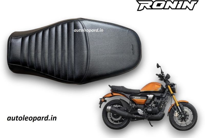 AUTOLEOPARD RONIN 225 PREMIUM QUALITY SOFT TOUCH RUBBER FOAM Single Bike Seat Cover For TVS NA