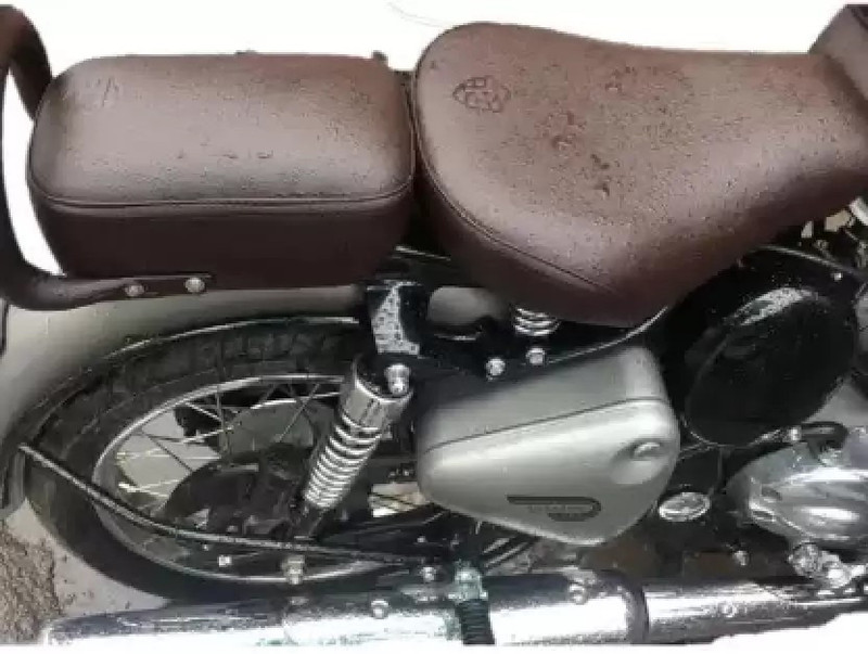 aqrin Stylish Brown Split Bike Seat Cover For Royal Enfield Classic