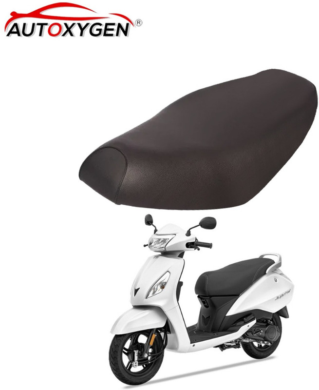 Autoxygen Jupiter PU Leather Scooter Single Bike Seat Cover For TVS Jupiter