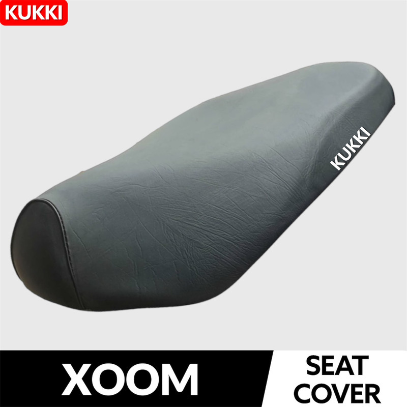 kukki Seat Cover for Xoom Anti Slip Premium Scooty Seat Cover Black Single Bike Seat Cover For Hero NA