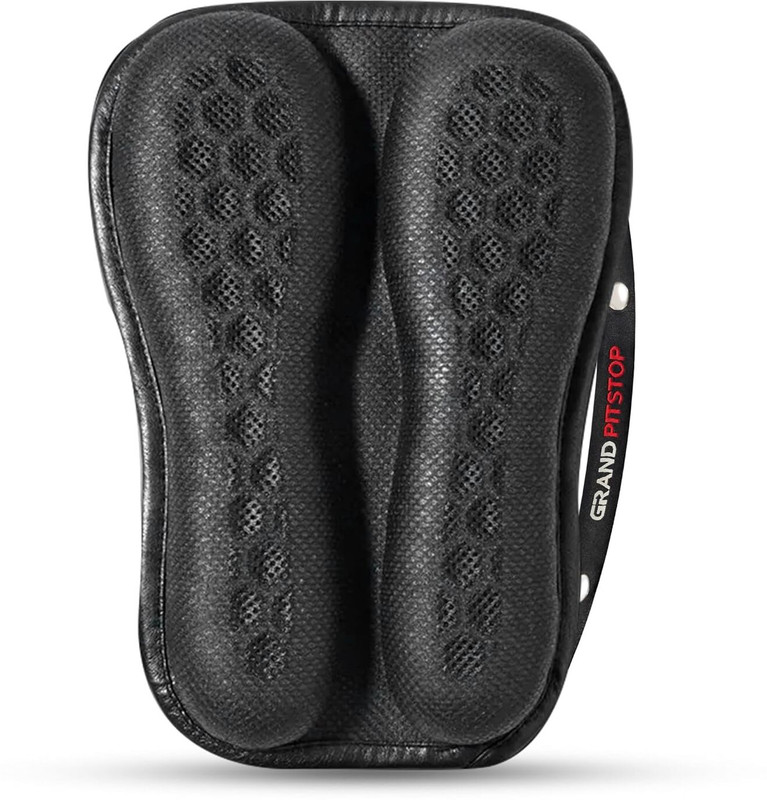 GrandPitstop Gel Air Seat Cushion Detachable Cover Ideal for Medical, Office, Motorcycle, Car Single Bike Seat Cover For Universal For Bike Classic 350