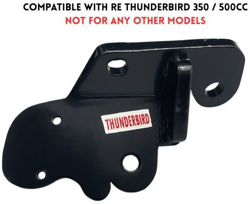 EAZ Heavy Duty Side Stand Bracket for RE Thunderbird 350/500 (Black) Bike Side Stand