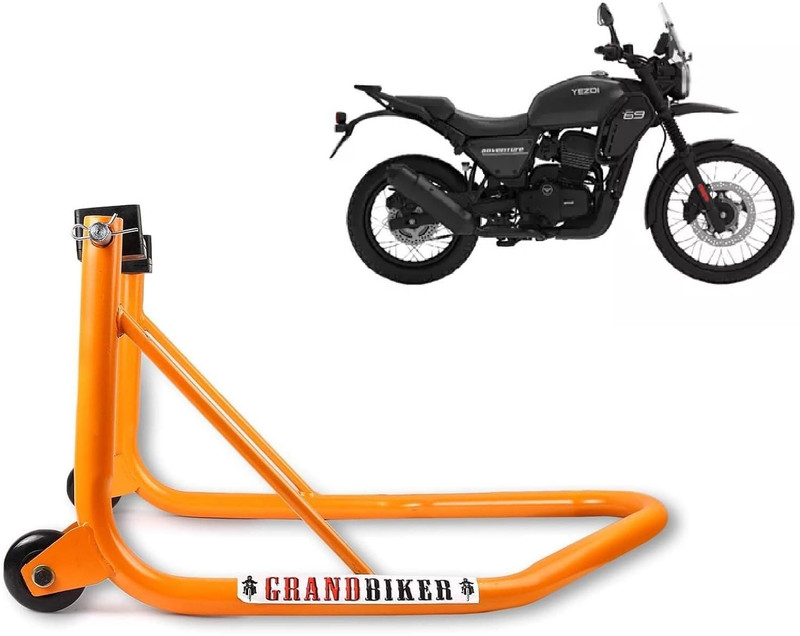 Grandbiker Rear Wheel Paddock Stand for y.e.z.d.i Adventure (Orange) Bike Storage Stand(Floor Mount)