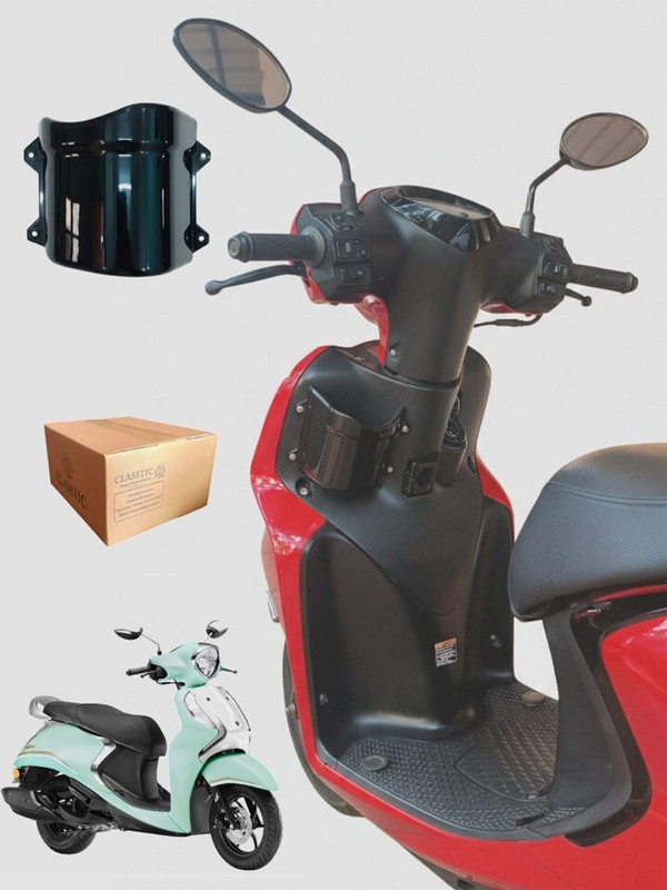 Classtic Yamaha Fascino Front Pocket and Glovebox Bike Storage Stand(Wall Mount)