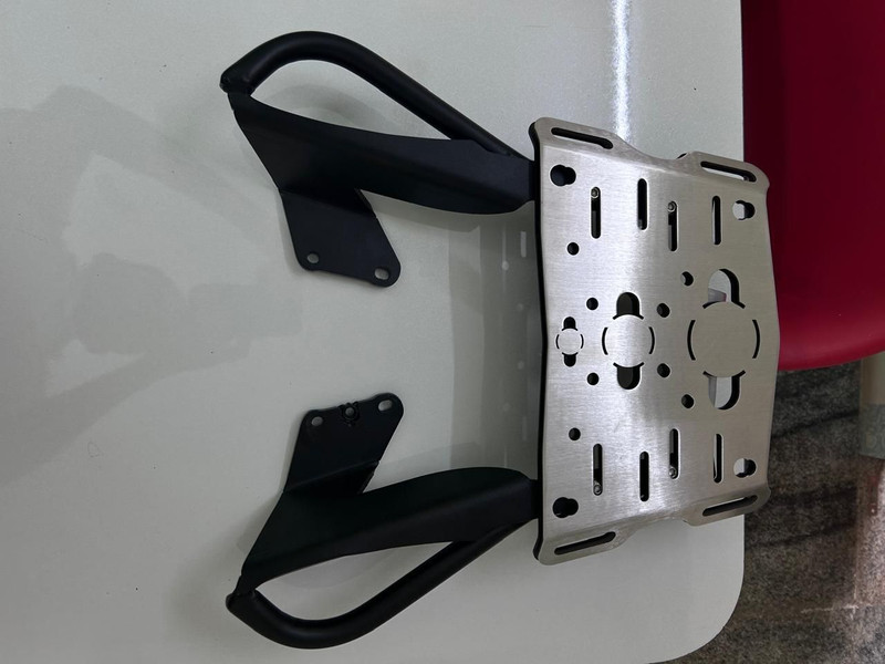 AutoKarmas Hunter 350 TopRack - SS Bike Storage Stand(Floor Mount)