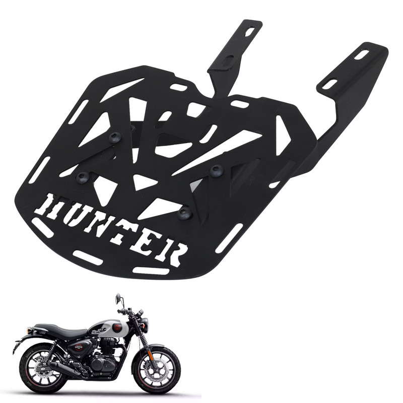 Grandbiker Bike Backrack Top Box Base Plate for Luggage Rack Carrier for Hunter 350 Bike Storage Stand(Wall Mount)