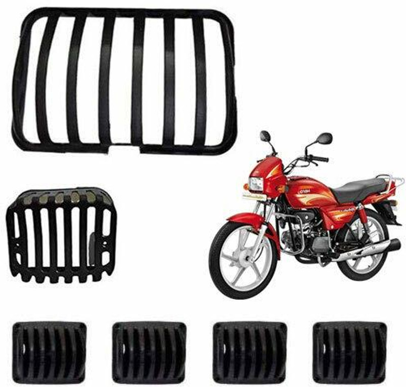 Naturalcreations Splendor Full Pvc 001 Bike Headlight Grill(Black)