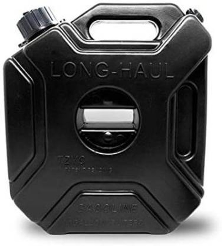way2gmart Jerry can 5L Fuel Tank universal for bike/car with clamp and lock black 1pc 5 L Fuel Can(fuel storage)