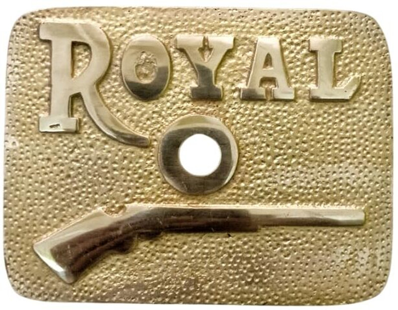 RoadRelgion Pure Brass Gun Design Tapped Plate Old Model, Thunderbird, Electra & Standard Bike Tappet Cover