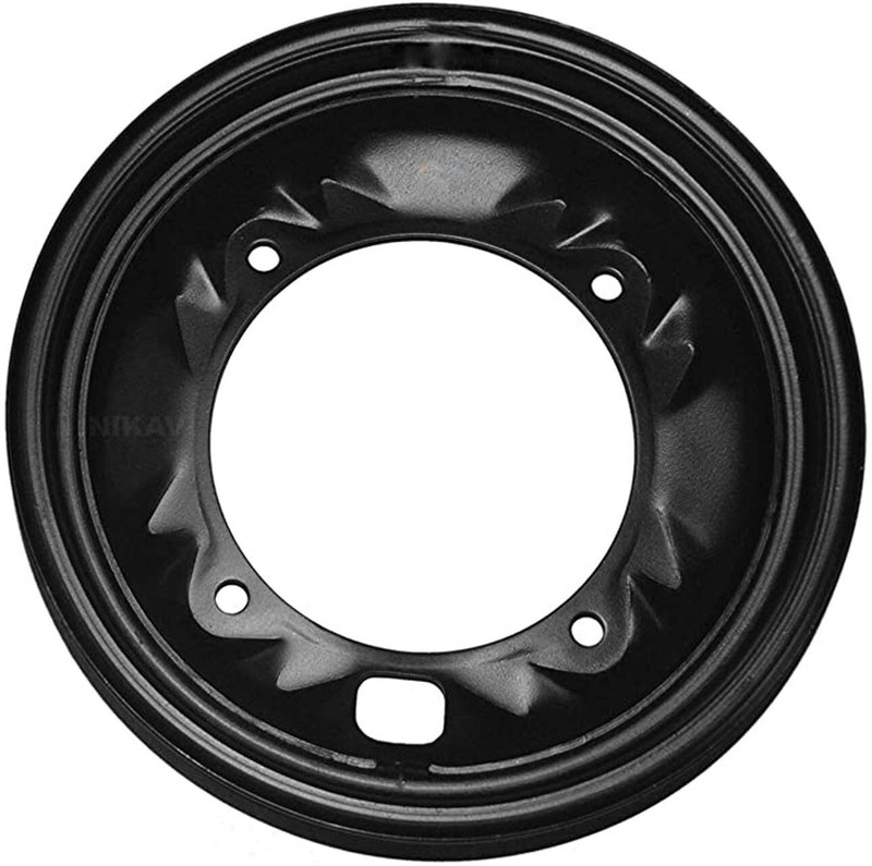 anmol enterprises Yamaha Ray Black Front, Rear Alloy Aluminium Yamaha Ray Motorbike Tyre Rim(Road)