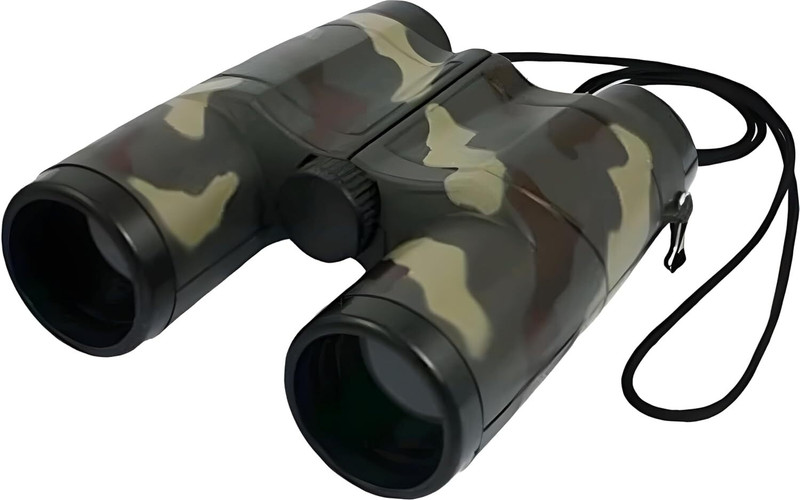 GOSHOPPE ENTERPRISES Army Binoculars For Kids Binoculars(35 mm , Black, Green)