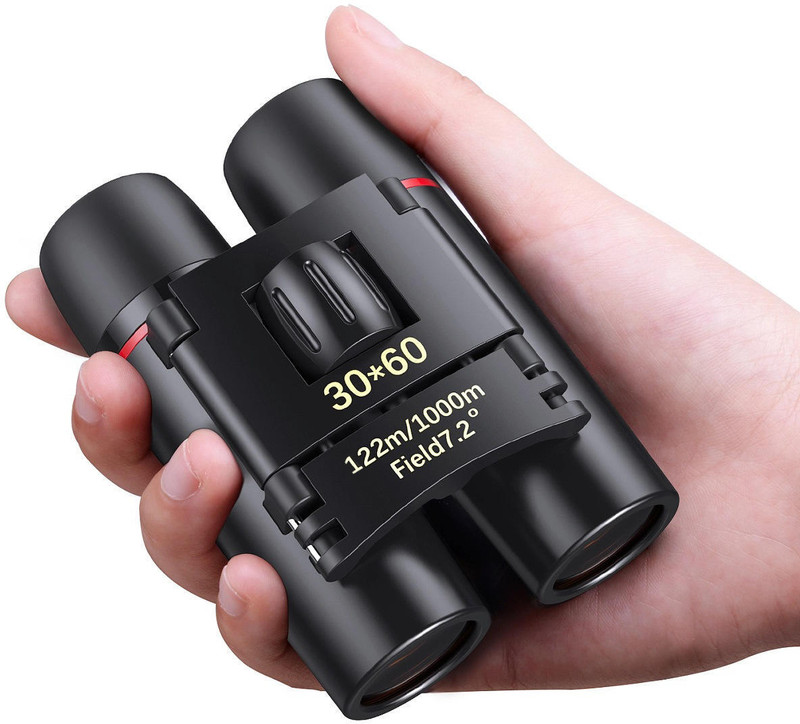Maraxis 30x60HD DualFocus Waterproof Foldable Binoculars for BirdWatching, Travel&Sports Binoculars(60 mm , Black)