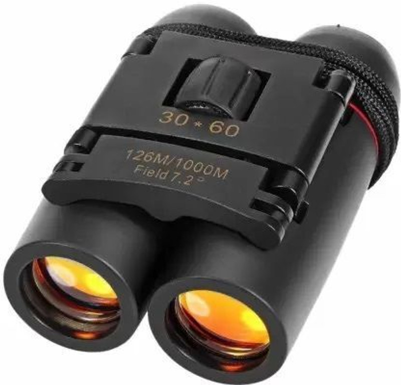 Real Instruments HD Professional Binoculars 30x60 Roof Prism Binoculars Light Weight For Adults Binoculars(60 mm , Black)