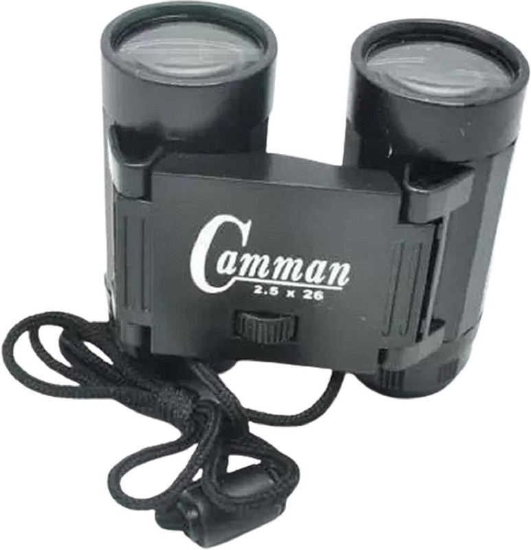 Trade Globe Folding Small Binocular Pocket Size for Kids Toys - Color As Per Ability Binoculars(25 mm , Black)