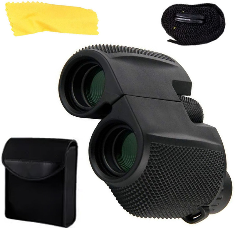 SEEGATE Binoculars for Long Distance 10x 25 zoom stylish waterproof binocular Binoculars(25 mm , Black)