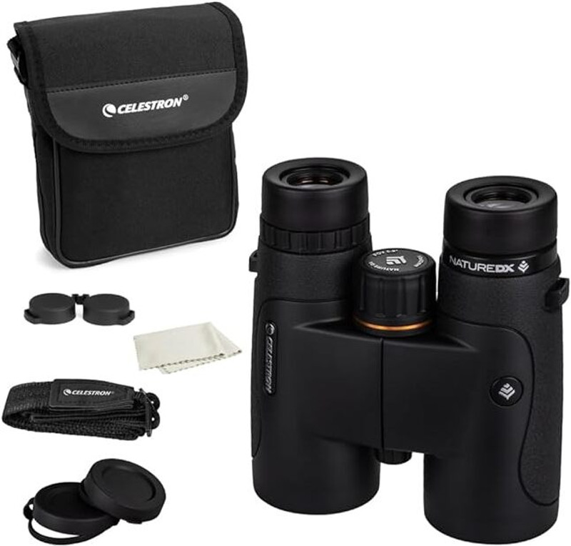 Calestron Nature DX 10x42 – Rugged Waterproof Binoculars for Birding & Outdoors Binoculars(42 mm , Black)