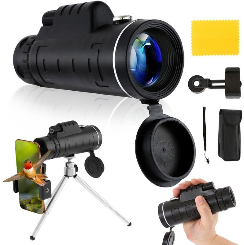 VANGZILA Magnification Zoom HD,Monocular Telescope for Adults and Children, Binoculars(60 mm , Black)
