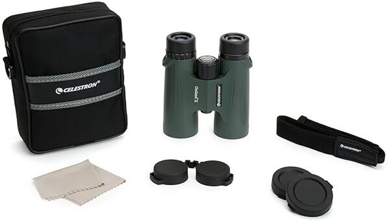 CELESTRON 71345 Outland X 10x42 Binocular Binoculars(42 mm , Green)