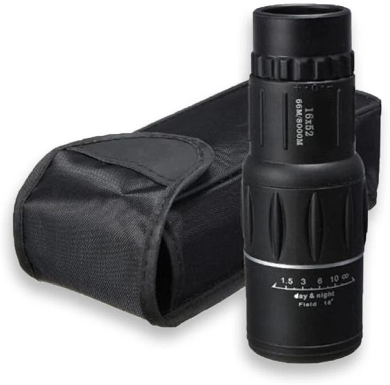 Bushnail Maximize Your View: Exploring the World with 16x52 Binoculars Binoculars(16 mm , Black)