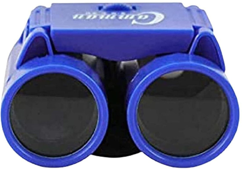 KIDDOZ KREATIONS Mini Binoculars Toy with Adjustable Focus | Compact Folding Binoculars(26 mm , Blue)