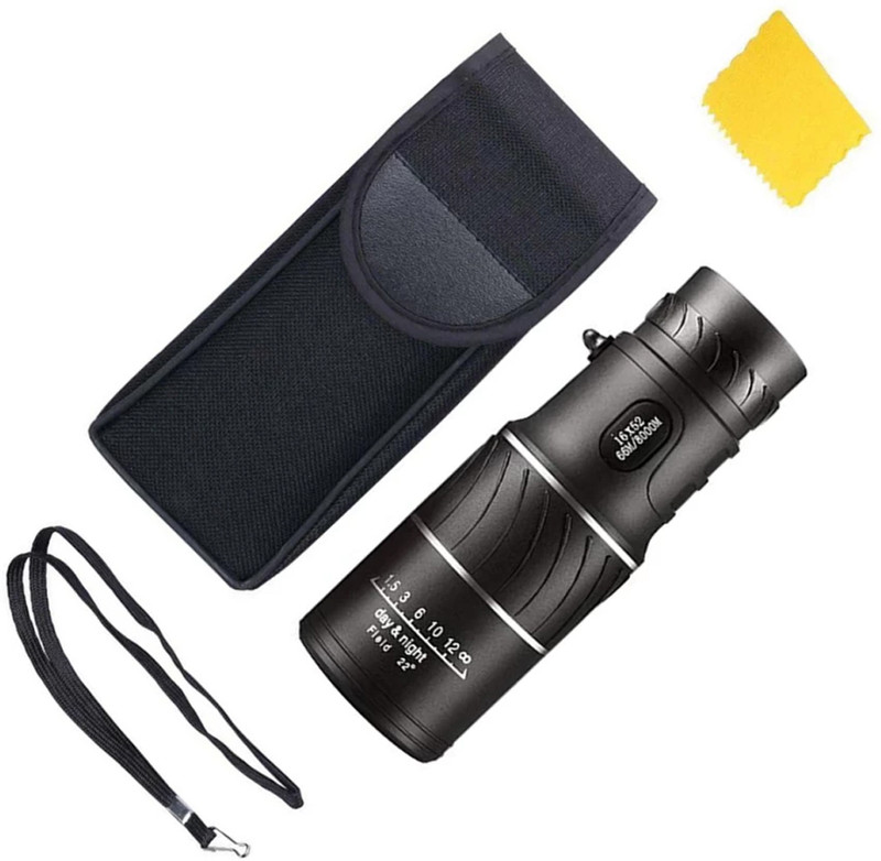 Bushnail 16x52 Binoculars: Experience the Power of Magnification Binoculars(16 mm , Black)