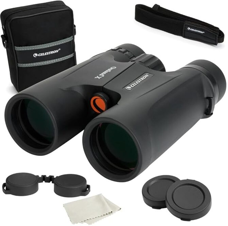 CELESTRON Outland X 10X42 Binocular Binoculars(42 mm , Black)