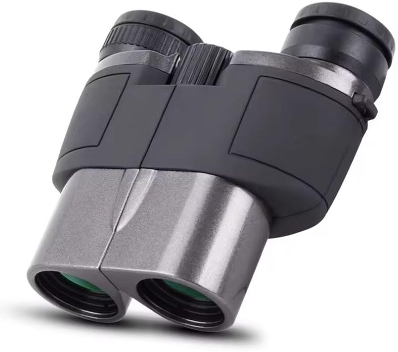 FlyKonix 10 x 25 Mini Compact Pole Binoculars for Sports Binoculars(100 mm , Black)