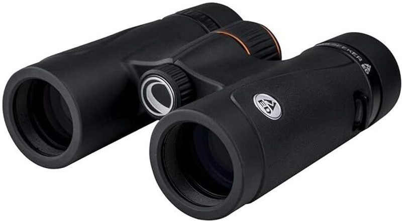 Calestron TrailSeeker ED 10x32 – Birdwatching Binoculars with ED Glass & BaK4 Prisms Binoculars(32 mm , Black)