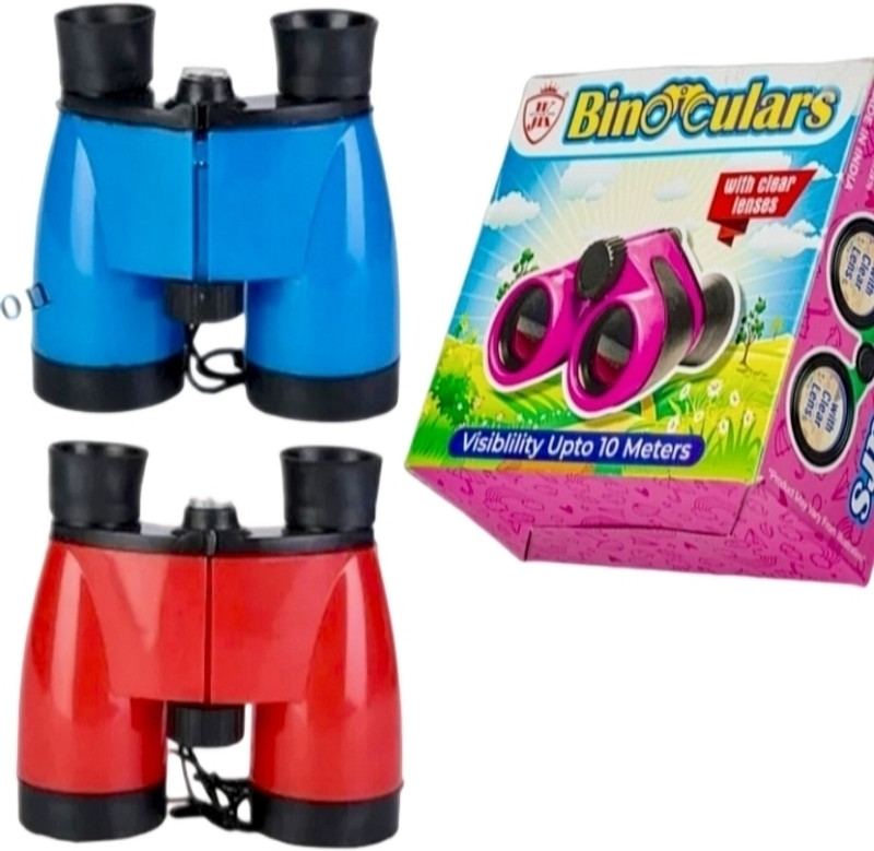 MAANU Binocular Binoculars(10 mm , Red Pink Blue Yellow)