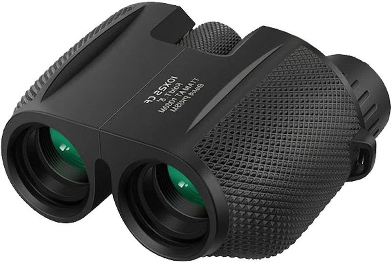 FlyKonix HD Vision 10x25 Binoculars Binoculars(25 mm , Black)