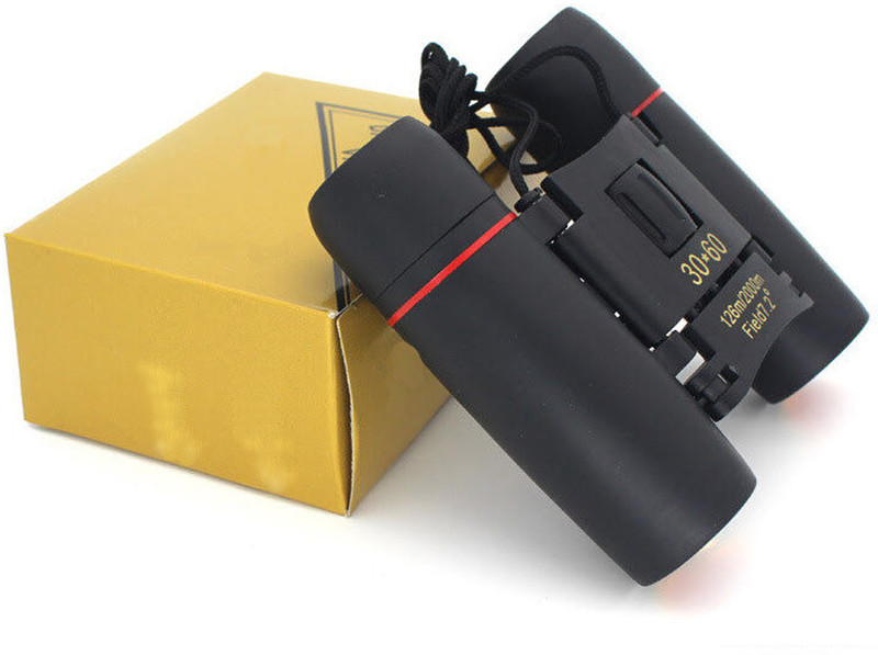 VANGZILA New Dual Focus Powerful Lens 30X Zoom Optics 30X60 Prism Binocular Binoculars(60 mm , Black)