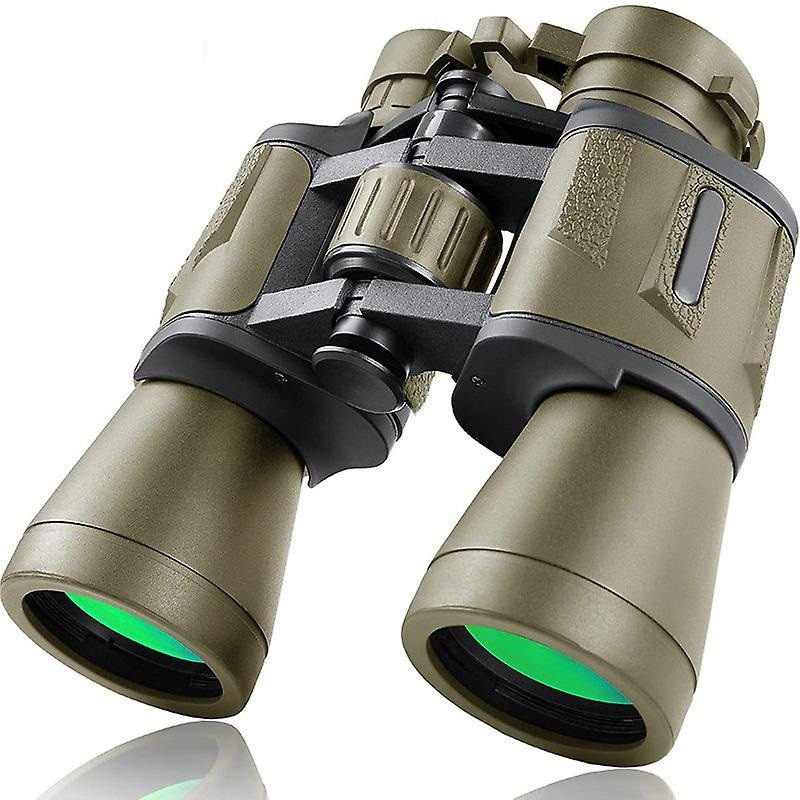 Iktu 20x50 Binoculars Waterproof for Bird Watching Hiking Concert Travel with BAK4 Binoculars(50 mm , Mud Brown)
