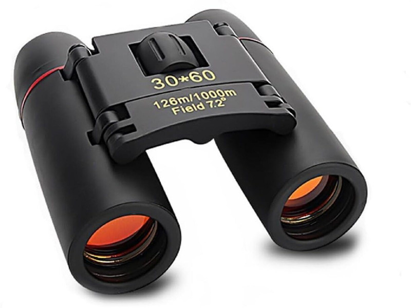 Real Instruments 30x60 Zoom Optical Military (126m-1000m ) Day And Night Binoculars(60 mm , Black)