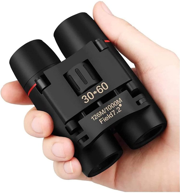 SONGMICS 30x60 Binoculars for Kids and Adults, Portable Pocket Foldable Binoculars Binoculars(30 mm , Multicolor)