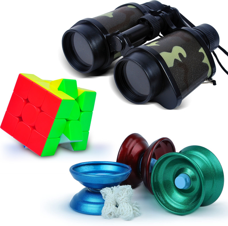 BREECEE RE0105 - 8x30 mm Powerful Binocular, Fast Motion Cube and Yoyo - Binoculars(30 mm , Multicolor)