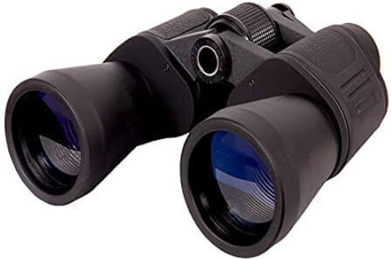 Real Instruments 10x50 High Power Binoculars Compact HD Professional Waterproof Binocular Binoculars(50 mm , Black)