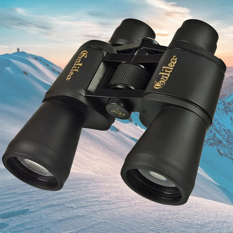 Galileo Pro Waterproof Binoculars with BAK4 Anti-fog Prism Binoculars(50 mm , Black)