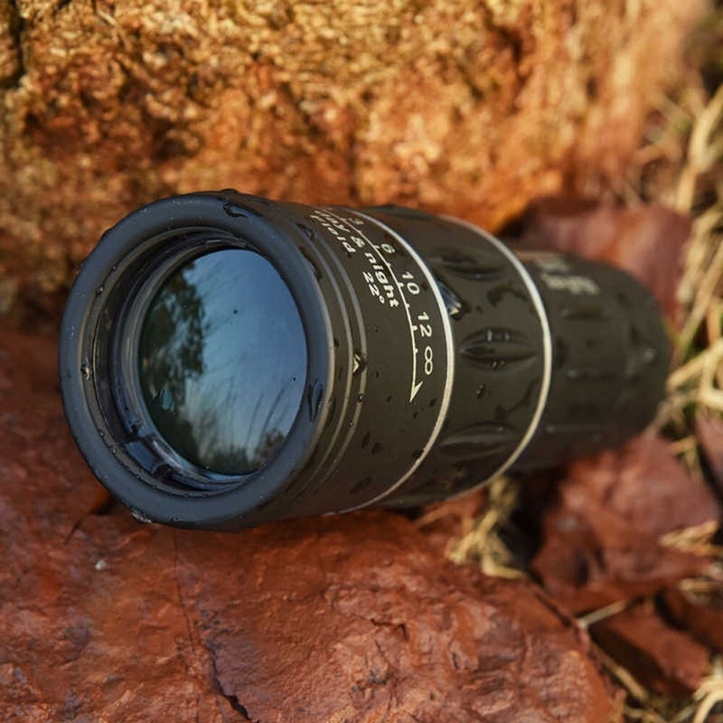 DDHKB 16x52 Monocular Dual Focus Optics Zoom Telescope for Birds Watching / Wildlife / Hunting / Camping / Hiking / Tourism / Armoring / Living Concert 66m/8000m Monocular(52 mm , Black)