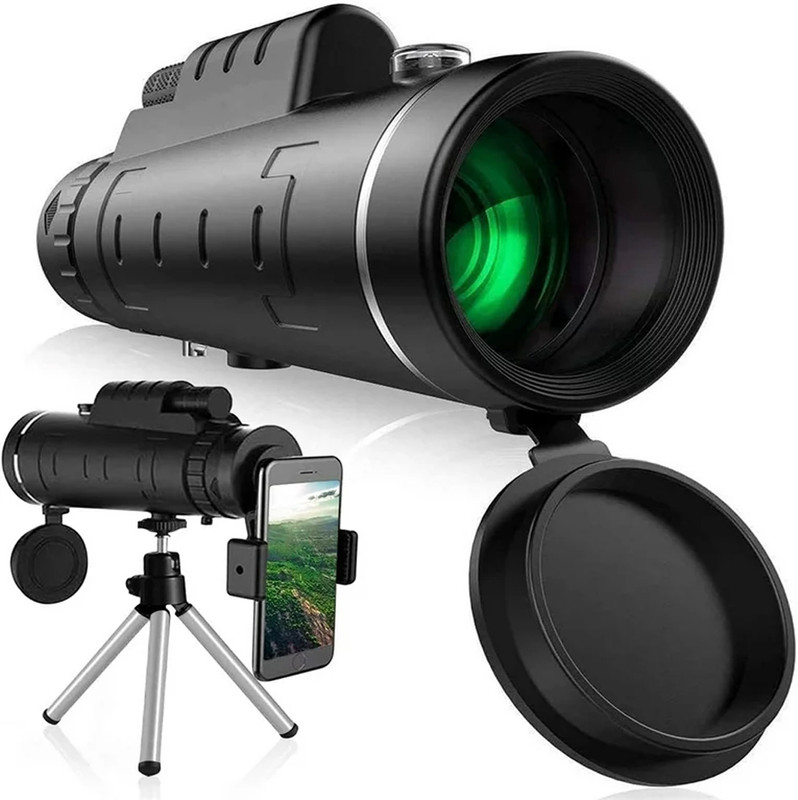 Telescop Discover the Night Sky with a 40x60 Telescope Binoculars(40 mm , Black)