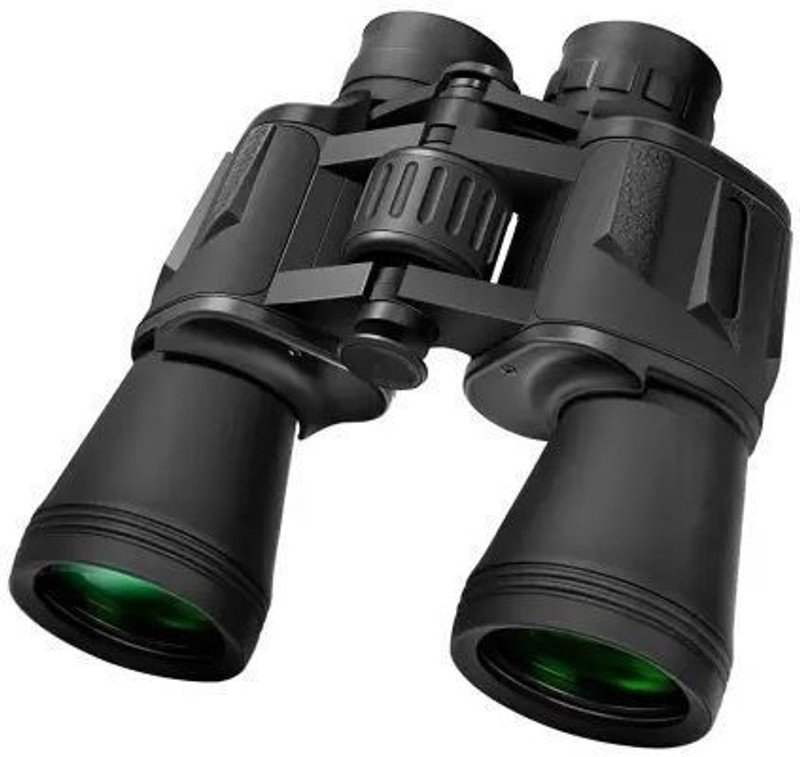 Real Instruments 20x50 High Power HD Binoculars Telescope For Adults Bird Watching Travel Hunting Binoculars(50 mm , Black)