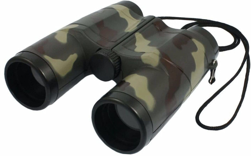 Trade Globe Cool Children Simulation Telescope/Binoculars Outdoor/Educational Toy Binoculars(15 mm , Multicolor)
