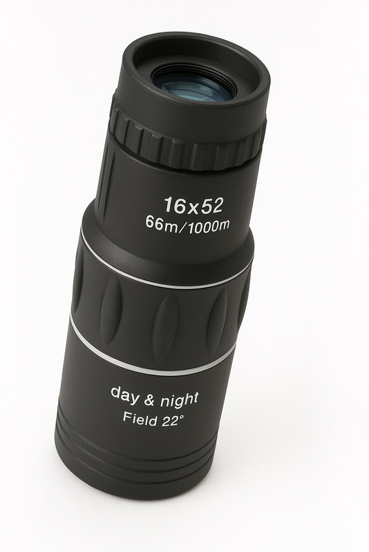 CICASTO High Power 16x52 Monocular Telescope Clear Vision for Outdoor and Sports Use Monocular(52 mm , Black)