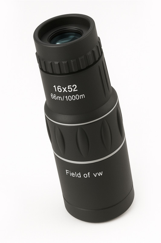CICASTO 16x52 Monocular with 52mm Objective Lens for Bright Long Distance Viewing Monocular(52 mm , Black)