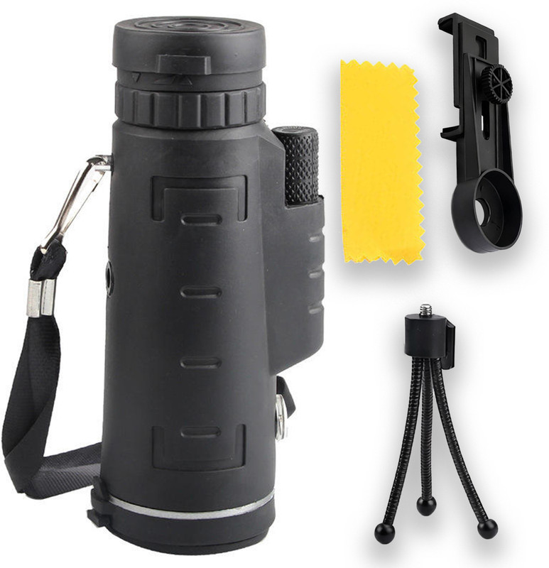 CICASTO Mobile Binocular Lens for Phone Camera with Clear Optics Monocular(40 mm , Black)