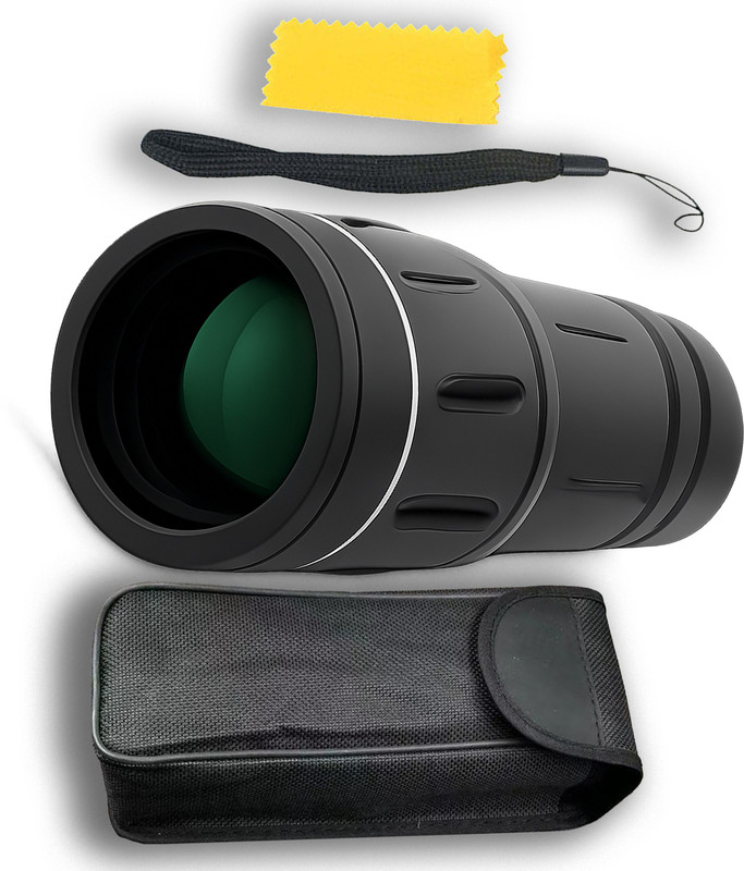 CICASTO High Power 16x52 Monocular Telescope Portable for Hiking and Bird Watching Monocular(52 mm , Black)